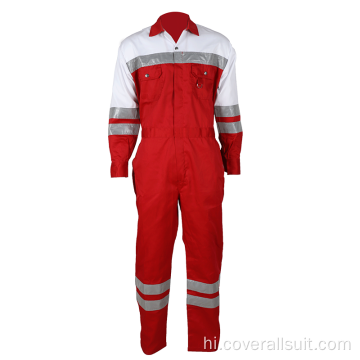 उद्योग वर्दी काम कपड़े के लिए सुरक्षा FRC coverall